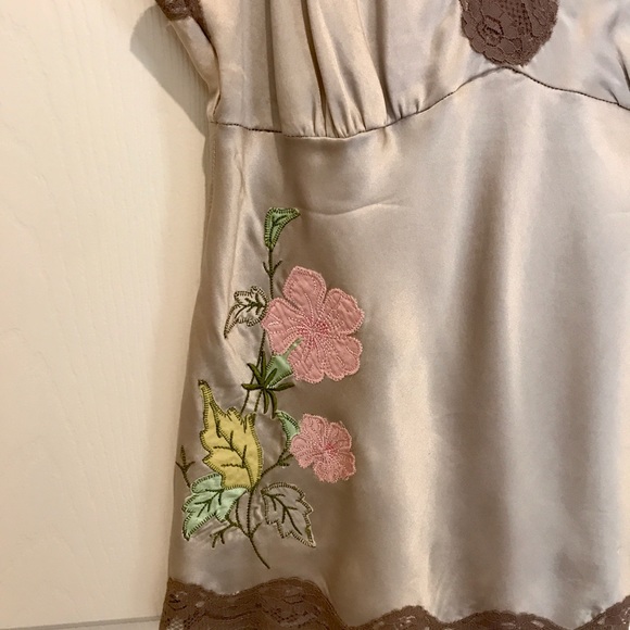 Gold Hawk Embroidered Cami - Picture 2 of 5